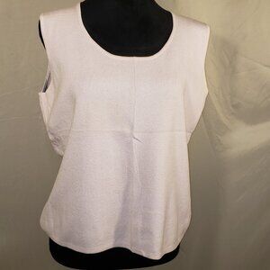 Chico's Design Light Pink Shell Top, Size 2